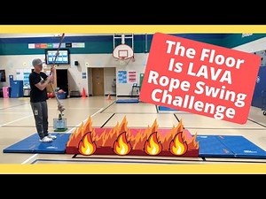The Floor is Lava | Rope Swing Challenge for Elementary PE |