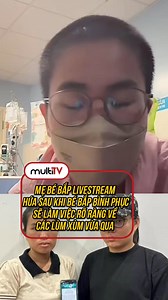 1.4M views · 3.3K reactions | Mẹ Bé Bắp livestream hứa sau khi bé bình phục sẽ về Việt Nam làm rõ ràng các lùm xùm vừa qua #reels #viral #MultiTV #xuhuongreels #xuhuong #toptrending | Vietnam's Next Top Model | Facebook