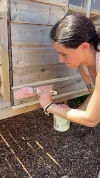 PAINTING THE KIDS TREEHOUSE 🌴
