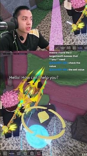 Viewers Gave Expensive Fish #fisch #roblox #shorts