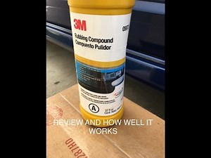 3M Rubbing compound 05973 Review