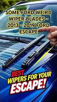 Fix Your Ford Escape Wiper Blades Like a PRO – Easy Hack for 2013-2019 Models!