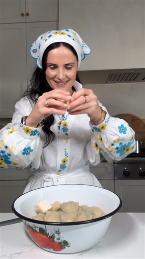 It's National Pierogi Day, woohoo! I call them "vareniki" and make them with so many fillings- both sweet and savory! Leave a comment if you want any of my vareniki recipes! | Momsdish - Crazy Easy Cooking