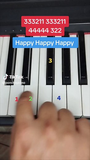 Learn How to Play 'Happy Happy Happy' on Piano - Easy Tutorial for Kids