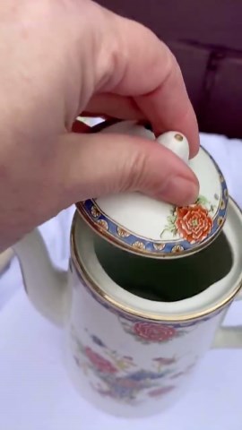 Vintage Sampson Bridgwood Coffee Pot – Imari Floral Porcelain Teapot With Lid - Etsy