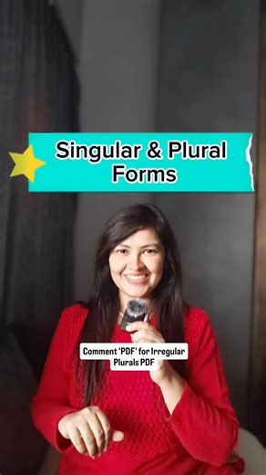 Ashmeet Gulhati||Softskills Trainer||Language Trainer|| on Instagram: "Irregular plurals made simple ✨ Learn the correct singular and plural forms! #englishlearning #spokenenglish #vocabulary #learnenglishdaily"