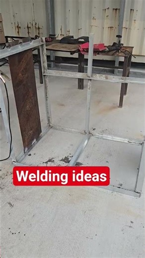 firewood rack made from metal crate #welding #repurposed #reuse #businessideas #trashpanda