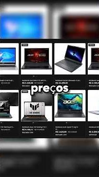 Notebook Bom e Barato em 2026? Só sobraram esses 3... #notebook #gamer #games #setup #tech #shorts
