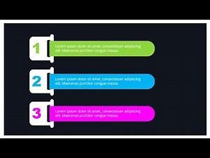 Create 3-Step Animation Slide in PowerPoint | Free Template