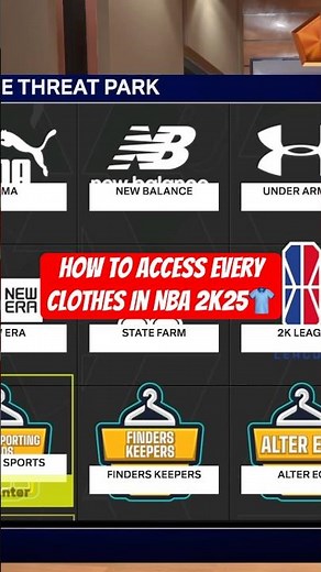 How To Access Every Clothes In Nba 2K25👕 #2k25 #2k25 #2kcommunity #nba2k #nba2k25 #2k #viral