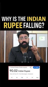 Why Indian Rupee Is Falling? | Rupee at Weak Levels Explained 💸🇮🇳