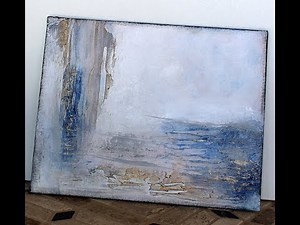 How to Paint with Acrylics - Textured Art - Laying Down Background and Colors