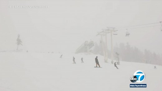 Big Bear saw 12-18 inches of snow from the latest storm! Justin Kanton with Big Bear Mountain Resort joined Leslie Sykes and Brandi Hitt on ABC7 Morning Show to share some tips you should know before heading up to the mountains. ☃️⛷️🏂 https://abc7.com/weather | ABC7