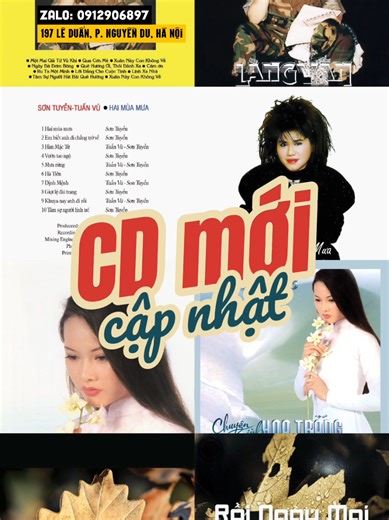 6 CD nhạc vàng tạm hết hàng trước Tết, nay em đã về bổ sung rồi ạ. Chắc ai đó sẽ cần 🥰 🎼 Giao Linh, Tuấn Vũ: Rồi Ngày Mai Xa Nhau 🎼 Như Quỳnh 3: Chuyện Tình Hoa Trắng 🎼 Tuấn Vũ, Sơn Tuyền: Hai Mùa Mưa 🎼 Duy Khánh 2: Một Mai Giã Từ Vũ Khí 🎼 Giao Linh: Tình Khúc Bất Hủ 1 và 2 Giá: 150k / đĩa. Hàng tái bản F1, phôi đúc lòng trắng chất lượng cao, không kén đầu. Em freeship từ 3 CD, đơn 1.500k tặng thêm 1 ạ 💿 Mọi LH: 0912906897 (có Zalo). Thanks all 🍷🍷 #yenamthanhbai #cd #diacd #nhacvang #vi