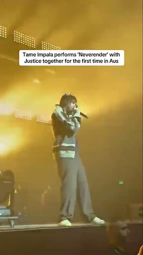 Tame Impala performs ‘Neverender’ with Justice together for the first time in Aus