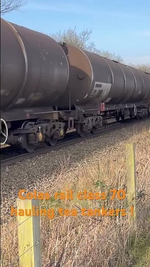 Colas rail class 70 with the teas 🚈😀