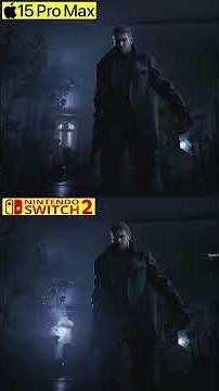 Resident Evil Village Nintendo Switch 2 vs iPhone 15 Pro Max Graphics Comprison