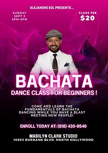 Bachata Class For Beginners! YOUR FIRST CLASS IS FREE!!! Come and...