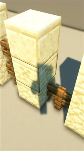 A Beautiful Sandstone Fence in Minecraft