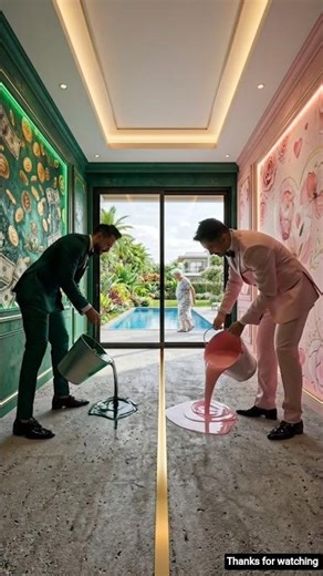 💵 MONEY vs LOVE 💕 The Most INSANE Floor Transformation Ever😱 💵💕! #shorts #epoxy