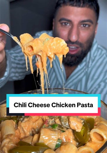 Chili Cheese Chicken Pasta #pasta #cheese #ramadan #recipe
