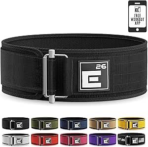 Leather Weight Lifting Belt - Hand Crafted In USA – Starting Strength - Powerlifting Support - Single Ply - 3-Inch Wide, 6mm Thick - Stainless Steel Roller Buckle