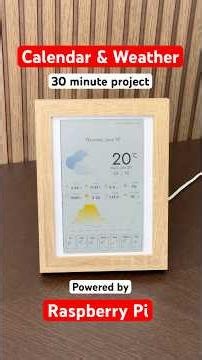 Make a Raspberry Pi powered desk calendar