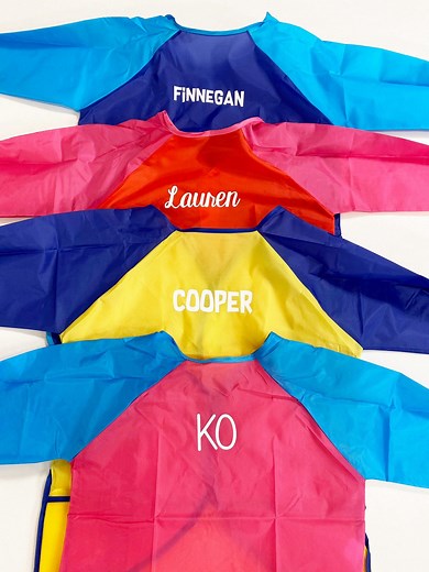 Personalized Art Smock, Back to School for Him and Her, Custom Apron for Boys and Girls, Stocking Stuffer, Easter Basket Stuffer Gift, Favor - Etsy