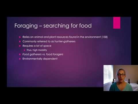 Modes of Subsistence