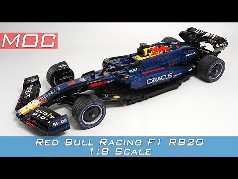 Red Bull Racing F1 RB20 1:8 Scale LEGO TECHNIC MOC