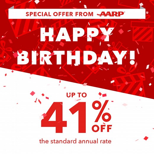 6.2K views · 8.8K reactions | Treat yourself to the hundreds of benefits and social programs AARP membership has to offer. Join today to redeem your birthday rate of just $12 your first year with Automatic Renewal! | AARP | Facebook
