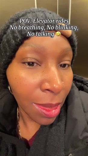 Elevator rides no breathing no blinking no talking just weird 🤣 #weird #elevator #notalking #socialanxiety #people