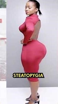 Naturally big buttocks “steatopygia” #physique