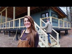 COME ON IN | Finishing Front Entry For Our Container Cabin