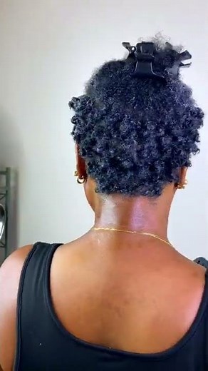 Super Defined Curls On Short Natural Hair | How to style TWA