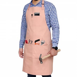 RUVANTI Work Aprons for Men/Women with Pockets - Adjustable up to XXL - Professional Grade Durability - Camel Apron for Barber, Chef, BBQ, Kitchen, Cleaning - 1 Pack - Walmart.com