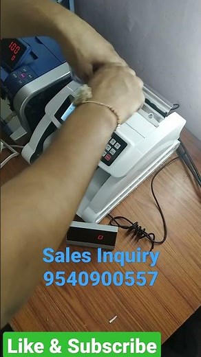 Note Counting Machine Auto Manual Settings✅