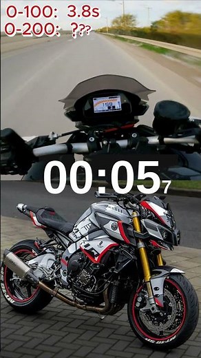 Yamaha MT-10 – 0 to 200 kmh Acceleration