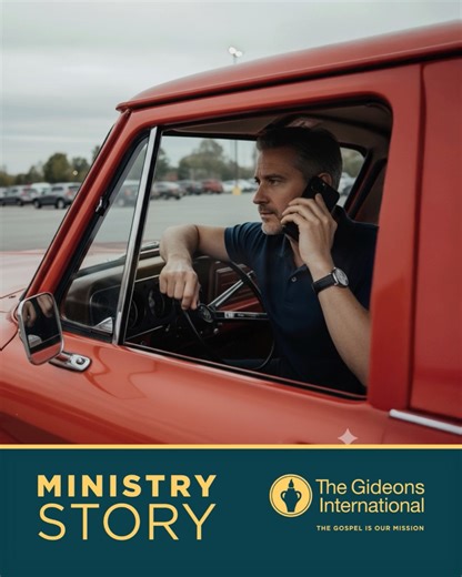 Scott had just pulled into the parking lot of Sam’s Club when his phone rang. It was a telemarketer calling about investments. Scott wasn’t interested, but he didn’t hang up. Instead, he engaged the young man in conversation, asking him a few questions about life. Sitting in his truck, Scott shared the Gospel with Joseph over the phone, reading from God’s Word. Joseph believed, prayed to receive Christ as his Savior, and later wrote this note to Scott: “That gesture was truly one of the kindest 