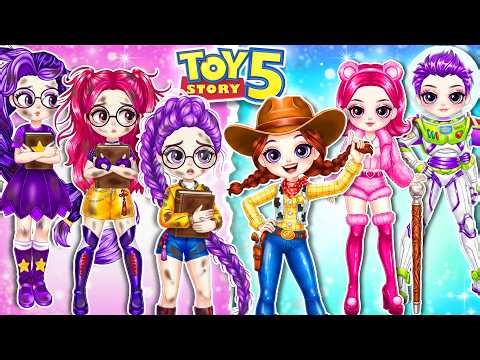 [Toy Story 5] Poppy Playtime & Huntrix Dress Up as Toy Story 5 Characters - Woody, Buzz, Lotso