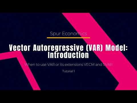 Tutorial 1 - Introducing the VAR Model