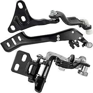 3PCS Right Side Sliding Door Hinge Roller Upper Middle Lower Set Fit for Ford Transit 150 250 350 350 HD 2015-2019 Replaces# KK3Z-1525028-AA, KK3Z1525028AA, KK3Z-1525028-E