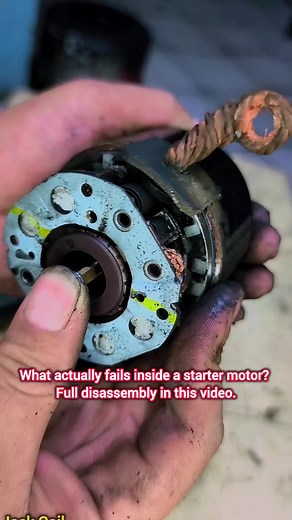 Step-by-Step Starter Motor Disassembly Guide