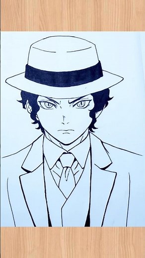 How to Draw Muzan Kibutsuji