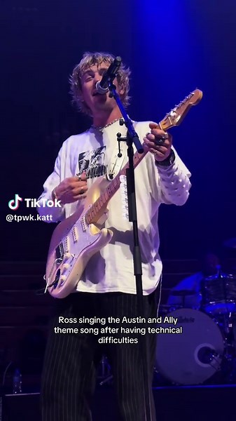 Ross Lynch Performs Austin and Ally Theme Song Live