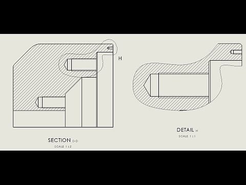 How to Make Standard and Custom Detail Views in SolidWorks Drawings |JOKO ENGINEERING|