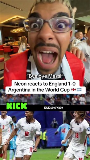 #n3on #worldcup #england #argentina #messi