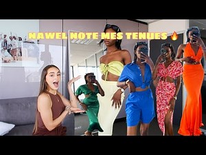 Nawel note mes tenues de vacances
