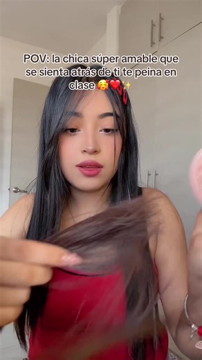 Chica de tu clase te peina - ASMR y roleplay