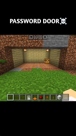 Minecraft Password Door☠️😳(World Smallest Violin) #minecraft #shorts